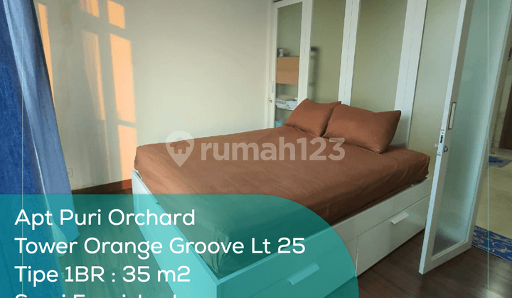 Apartement Puri Orchard Tower Orange Groove Wing A Lt 25, 1br, Full Furnished