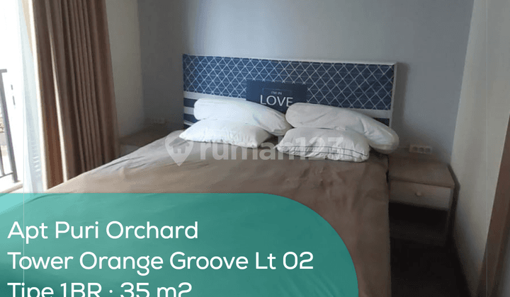 Apartement Puri Orchard Tower Orange Groove Wing A Lt 02, 1br, Semi Furnished