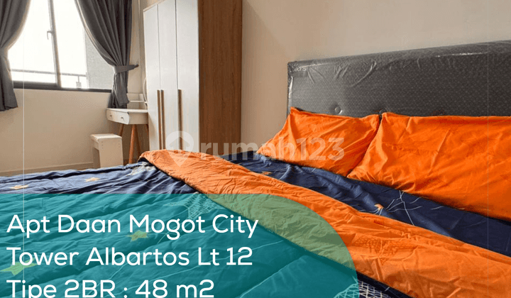 Apartement Daan Mogot City Tower Albartos Lt 12, 2br, Semi Furnished