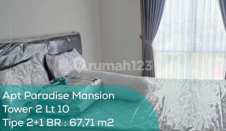 Apartement Paradise Mansion Tower 02 Lt 10, 2+1 BR, Full Furnished