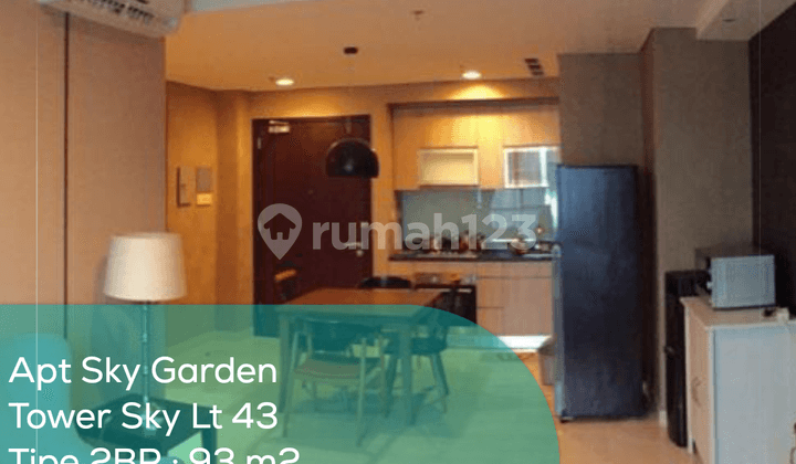 Sky Garden Tower Sky Apartment 43rd Floor, 2 Bedrooms, Fully Furnished