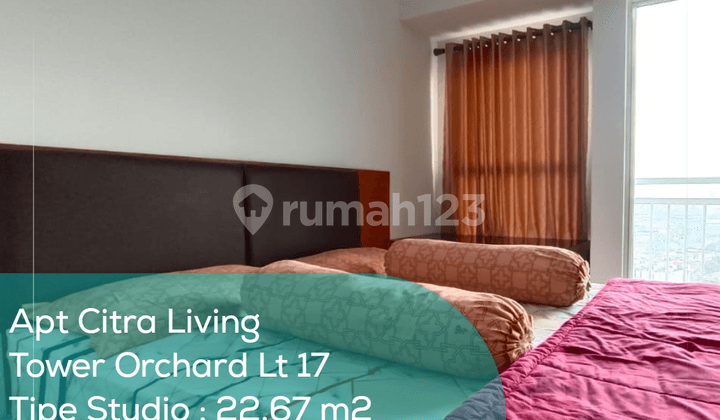 Apartement Citra Living Tower Orchard LT 17, Studio, Full Furnished