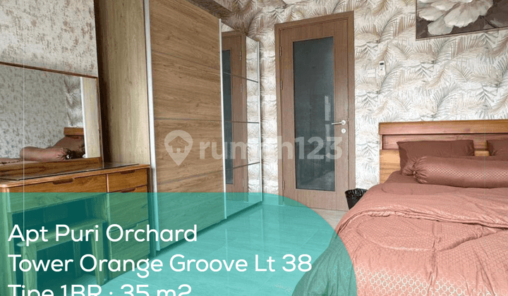 Apartement Puri Orchard Tower Orange Groove Wing B Lt 38, 1BR, Full Furnished