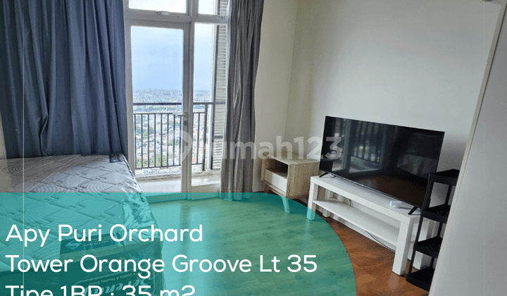 Apartement Puri Orchard Tower Orange Groove Wing A LT 35, 1Br, Full Furnished