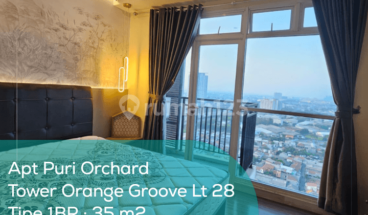 Apartement Puri Orchard Tower Orange Groove Wing A LT 28, 1Br, Full Furnished