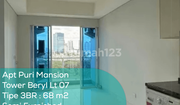 Apartement Puri Mansion Tower Beryl LT 07, 3Br, Semi Furnished