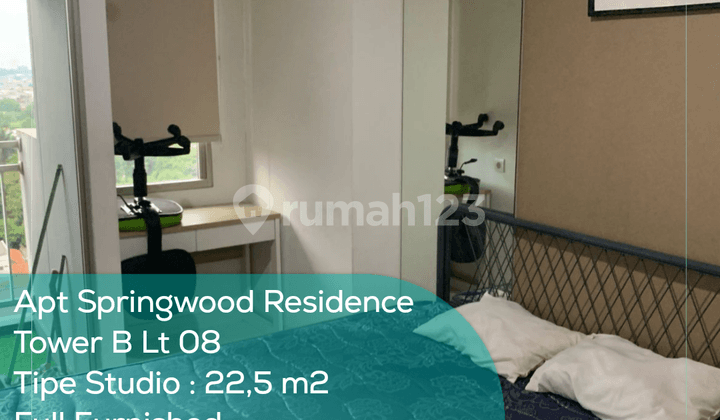 Apartement Springwood Residence Tower B Lt 08, Studio, Full Furnished