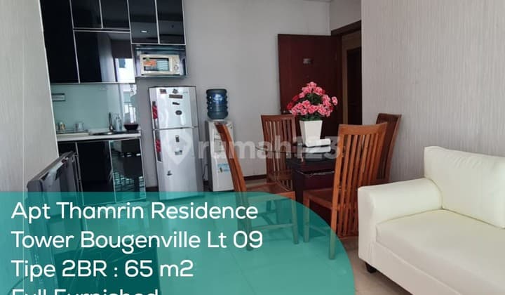 Apartment Thamrin Residences Tower Bougenville 9th Floor, 2BR, Fully Furnished