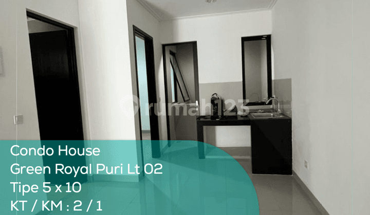Condo House Green Royal Lt 02, Tipe 5x10, Non Furnished