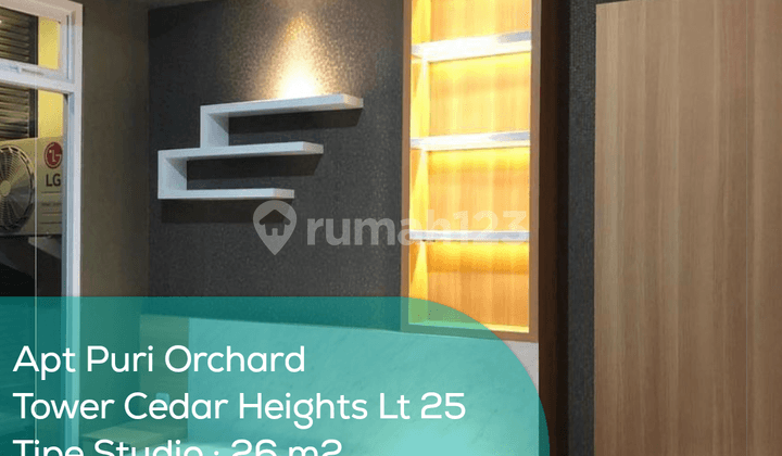 Puri Orchard Tower Cedar Heights Wing A 25th Floor, Studio, Fully Furnished
