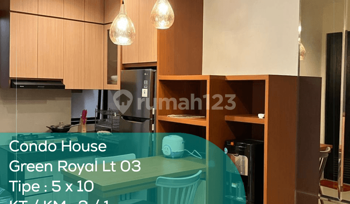 Condo House Green Royal LT 03, Tipe 5X10, Full Furnished