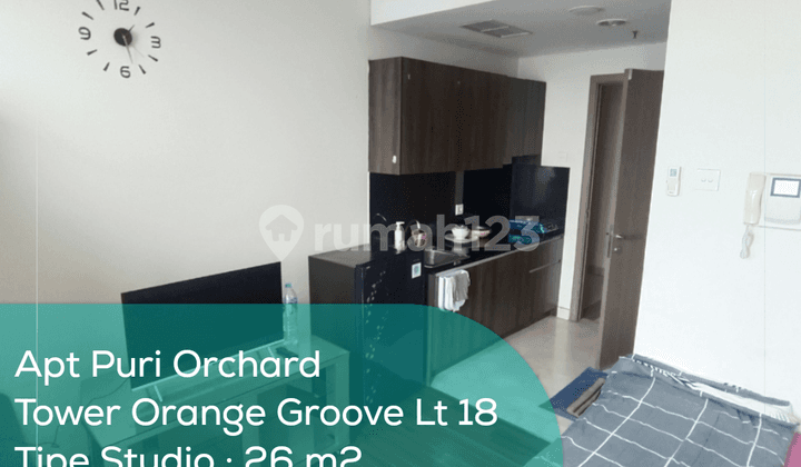 Apartement Puri Orchard Tower Orange Groove Wing A Lt 18, Studio, Full Furnished