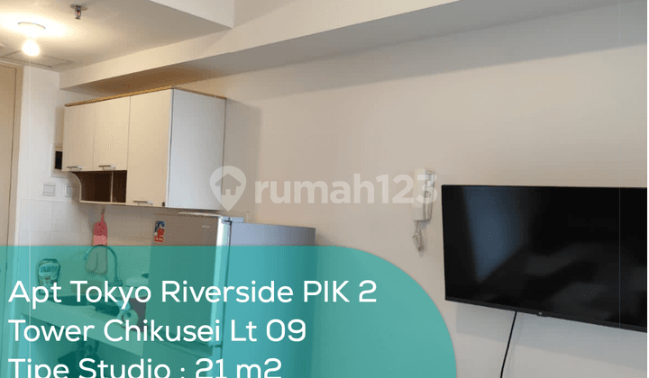 Apartment Tokyo Riverside Pik 2 Tower Chikusei, Studio, Fully Furnished