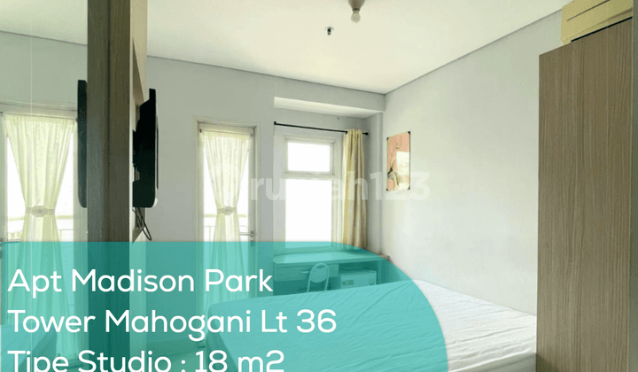 Apartement Madison Park Tower Mahogani LT 36, Studio, Full Furnished