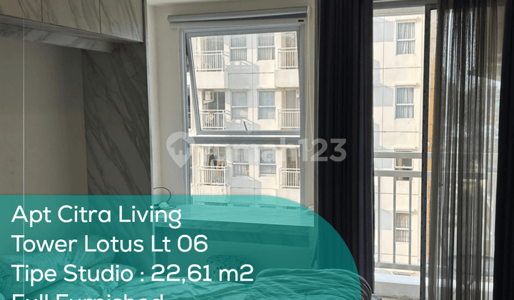 Apartement Citra Living Tower Lotus LT 06, Studio, Full Furnished