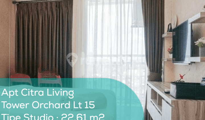 Apartement Citra Living Tower Orchard Lt 15, Studio, Full Furnish