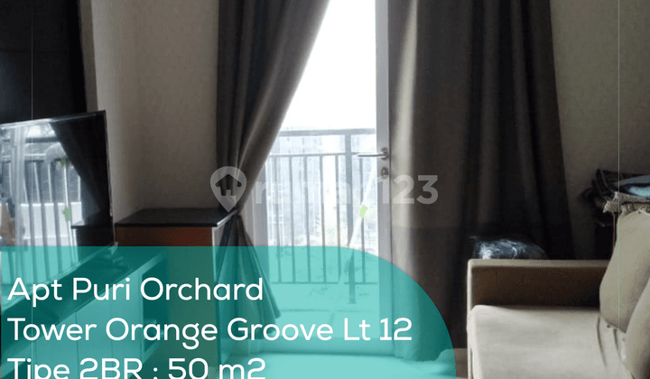 Apartement Puri Orchard Tower Orange Groove Wing B Lt 12, 2BR, Full Furnished