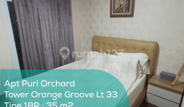 Apartement Puri Orchard Tower Orange Groove Wing B Lt 33, 1br, Full Furnished