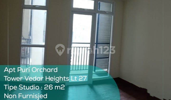 Apartement Puri Orchard Tower Cedar Heights Wing A Lt 27, Studio, Non Furnished