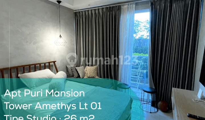 Apartement Puri Mansion Tower Amethys LT 01, Studio, Full Furnished