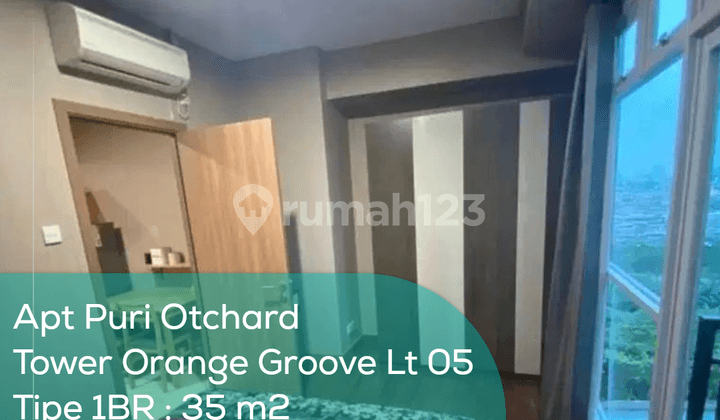 Apartement Puri Orchard Tower Orange Groove Wing A Lt 05, 1BR, Full Furnished