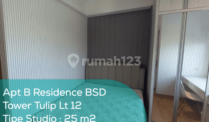 Apartement B Residence BSD Tower Tulip LT 12, Studio, Full Furnished