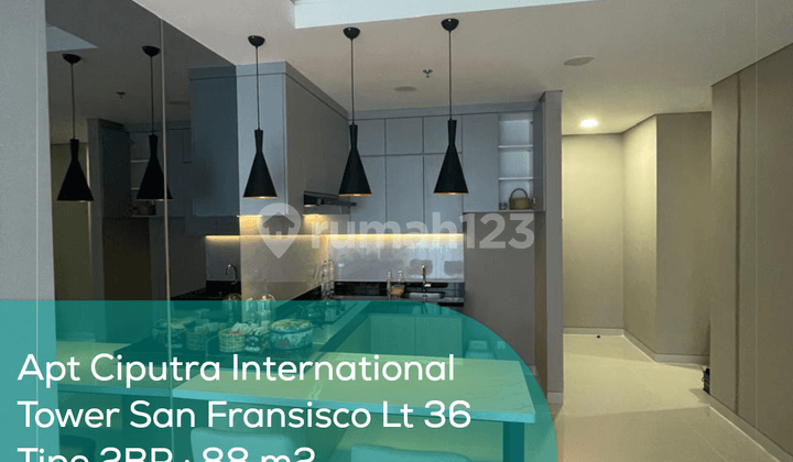 Apartement Ciputra International Tower San Fransisco LT 36, 2Br, Full Furnished