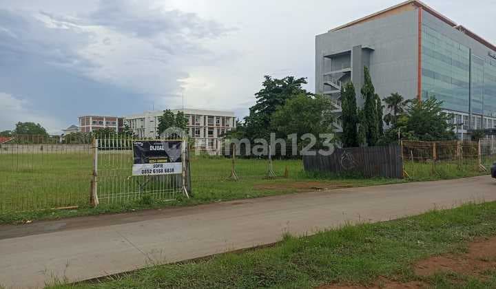 Tanah Depan Kampus Unsera Akses Tol Serang Barat