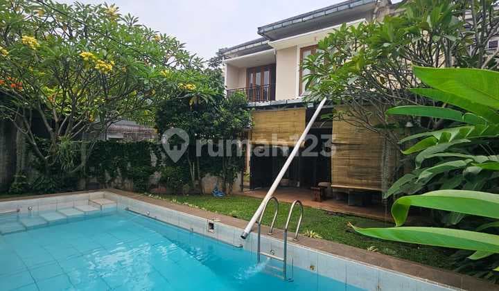 For Sale Beautiful 2-Story Fully Furnished Ready-to-Occupy House in Lebak Bulus, South Jakarta
