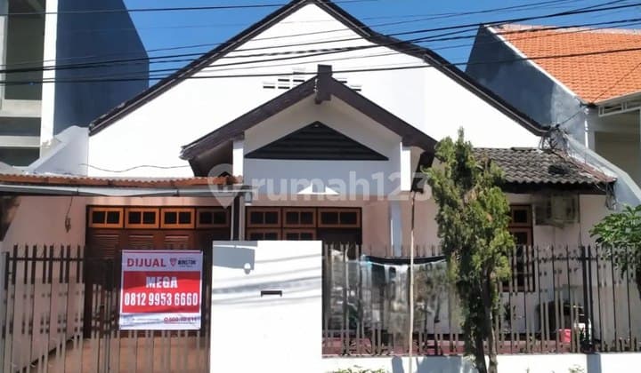 Dijual Rumah 1 Lantai Jemursari Row Jalan Lebar Hitung Tanah Surabaya Timur .
