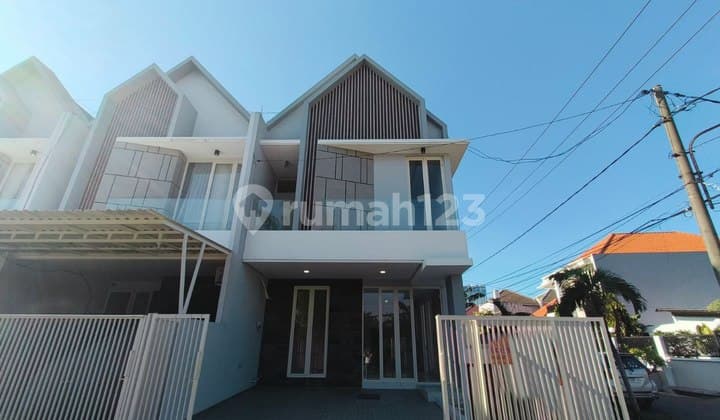 For Sale New Scandinavian House, Manyar, 3-car road, East Surabaya.