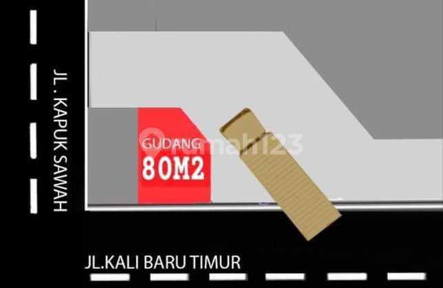 Disewa gudang dekat PIK 1 & Tol JoRR Luas (80M2 ) Bisa Akses Kontainer Nyambung dgn Jalan Raya