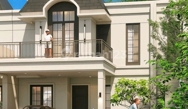 American Classic House, Brand New, Corner Position, Strategic Location; Just 1 Minute to Toll Access, KRL Station, Mall, RSPIB, etc. in Mahagoni Park, Graha Bintaro