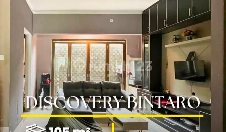 Rumah Harga Murah, Jarang Ada! Lokasi Strategis; Dekat Akses Tol, Stasiun KRL, Mall, Rs, Dll di Discovery Residence, Bintaro Jaya, Tangerang Selatan.