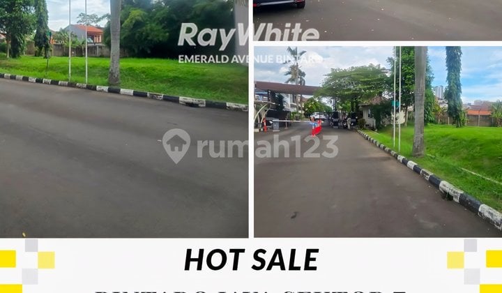 Turun Harga! Kavling Siap Bangun!! Lokasi Premium, Strategis di Cluster Cikini, Bintaro Jaya Sektor 7 Tangerang Selatan