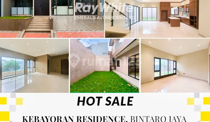 Newly Built House, Modern, Strategic Location; Near Toll Access; KRL Station, Mall, Hospital, etc. in Kebayoran Residence, Bintaro Jaya