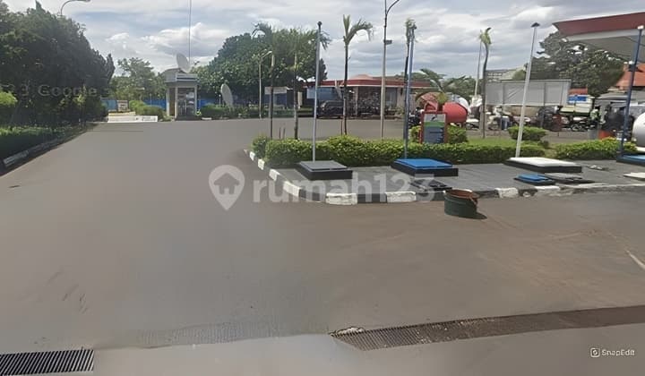 Land and building ex gas station area 3838m² Cipayung East Jakarta
