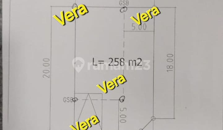 JUAL MURAH !!! Tanah Kavling Hoek Suvarna Padi 258m2