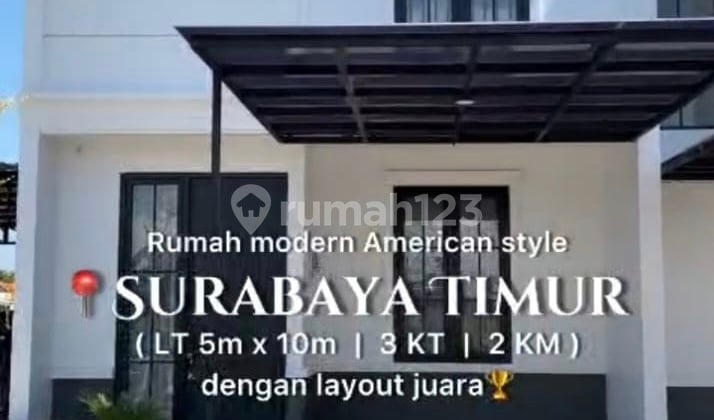 Rumah 2 Lt Paling Murah di Surabaya