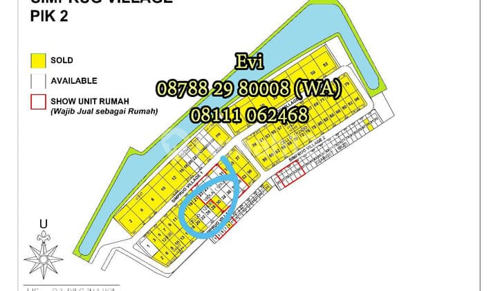 Dijual Kavling di Simprug Village Pik 2 Lokasi Strategis