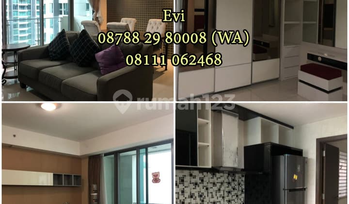 Sewa Apartemen St Moritz 3 Bedroom Private Lift Furnished Bagus