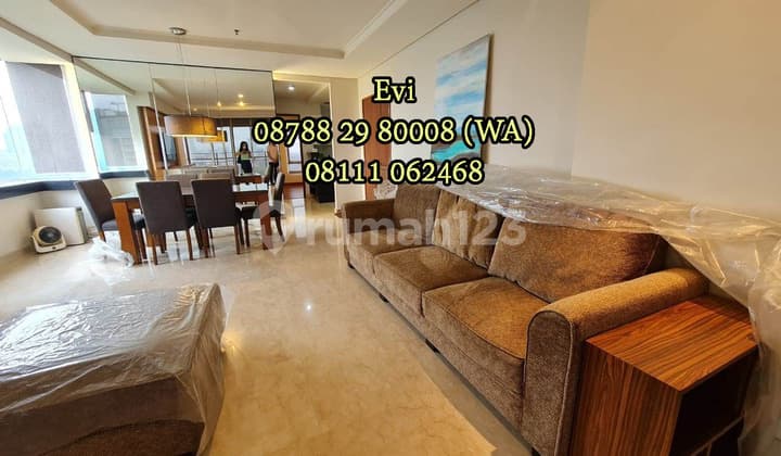 Dijual Apartemen Permata Hijau Residence 3 Bedrooms Furnished