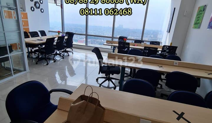 For Rent Office Space Soho Capital Podomoro City Fully Furnished