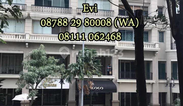 Disewakan Ruko di Podomoro City Central Park 4,5 Lantai Furnished