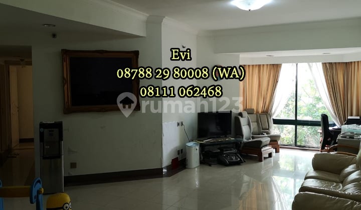 Jual Kondominium Taman Anggrek 3 Kamar Lantai Rendah Renovasi