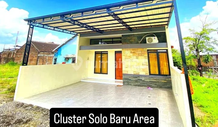 Rumah Cantik Di Perumahan Cluster Solo Baru Harga Promo