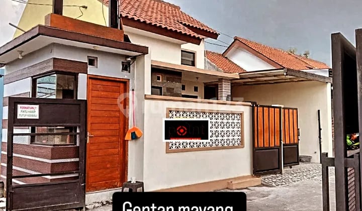 Rumah Baru di Perumahan Cluster Gentan Mayang