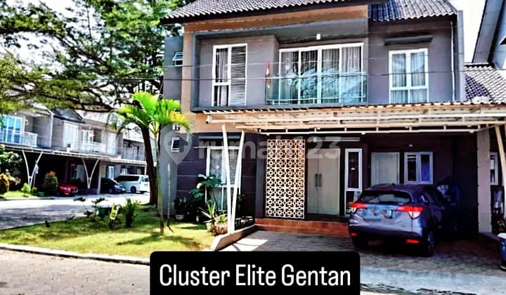 Rumah Desain Timur Tengah Di Perumahan Cluster Gentan