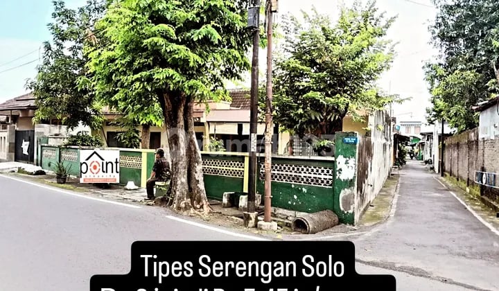 Tanah,Pinggir Jalan Utama Tipes Serengan Solo Kota