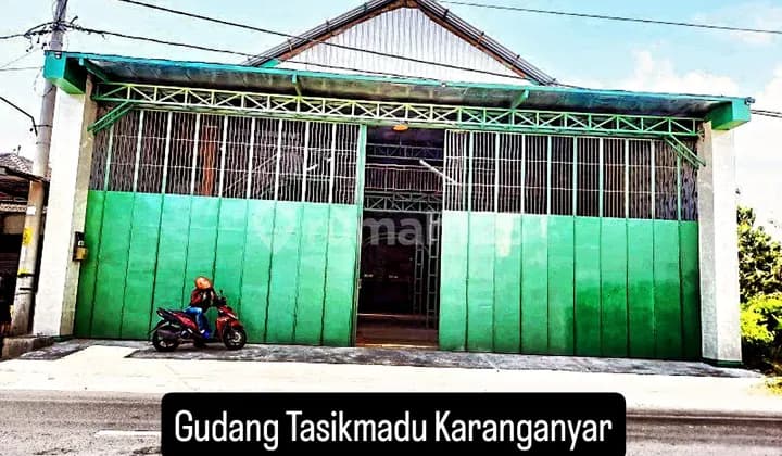 Gudang 1270.0 M² Pinggir Jalan Provinsi Tasikmadu Karanganyar